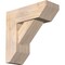 Ekena Millwork Traditional Slat Smooth Bracket w/ Offset Brace, Douglas Fir, 7 1/2"W x 20"D x 20"H BKT0806X20X20TRA06SDF - alternate 1